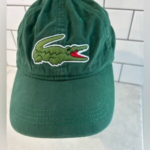 Lacoste Big Croc Green Adjustable Ball Cap